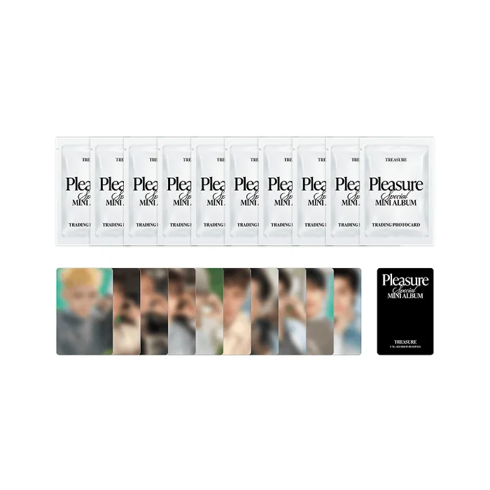 TREASURE – Pleasure Special Mini Album Official MD Trading Photocard Bulk Pack