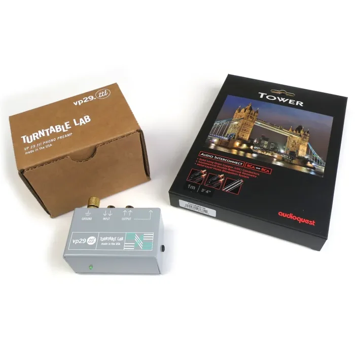 Turntable Lab: VP 29.TTL Phono Preamp + Audioquest Tower RCA Cable (VP29)