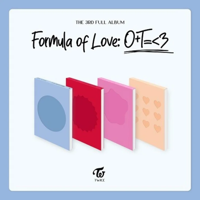 TWICE – VOL.3 [FORMULA OF LOVE: O+T=<3] (4 VERSIONS)