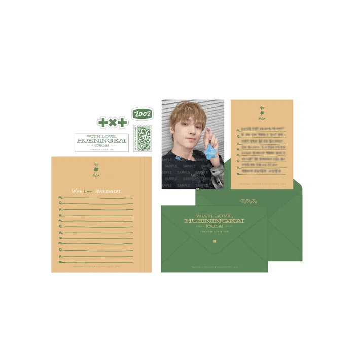 TXT – With Love, Hueningkai Official MD Letter Set