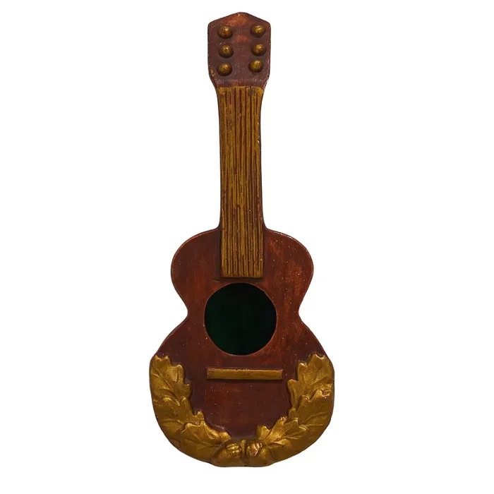 Ukulele Wall Hanging with Black Center on Sale