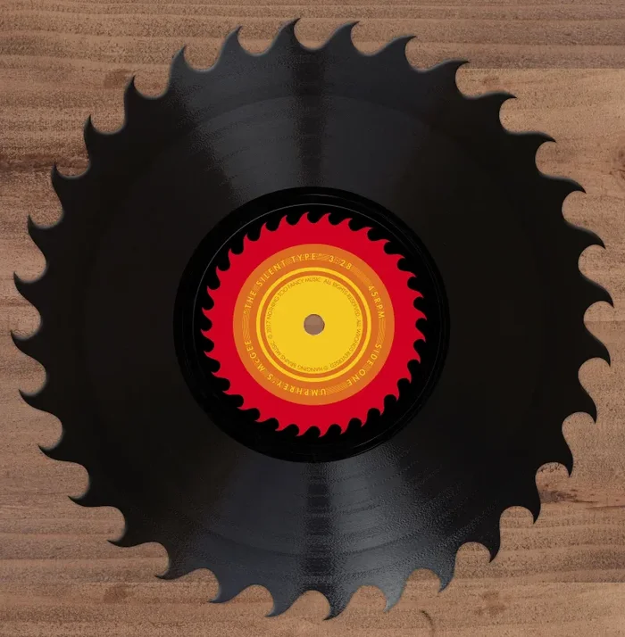Umphrey’s McGee: The Silent Type (Die Cut Sawblade) Vinyl 7″ (Record Store Day)