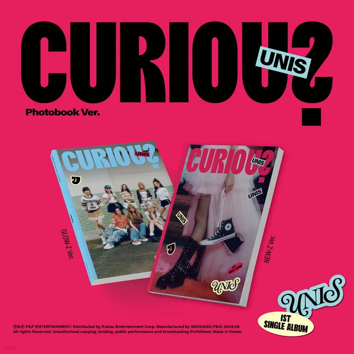 UNIS – 1st Single Album CURIOUS (Photobook Ver.)