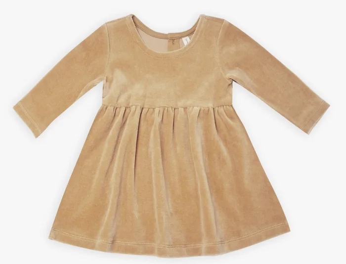 Velour Dress (Long Sleeve) – Honey