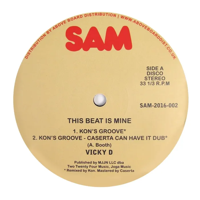 Vicky D: This Beat Is Mine (Kon’s Groove) Vinyl 12″