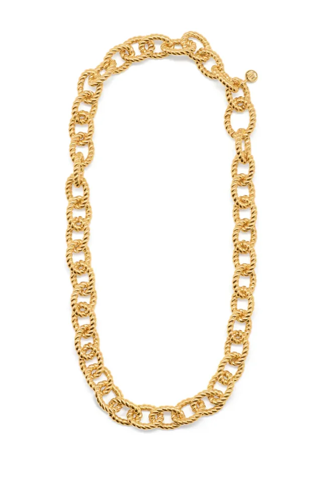 VICTORIA SMALL CHAIN NECKLACE-18″