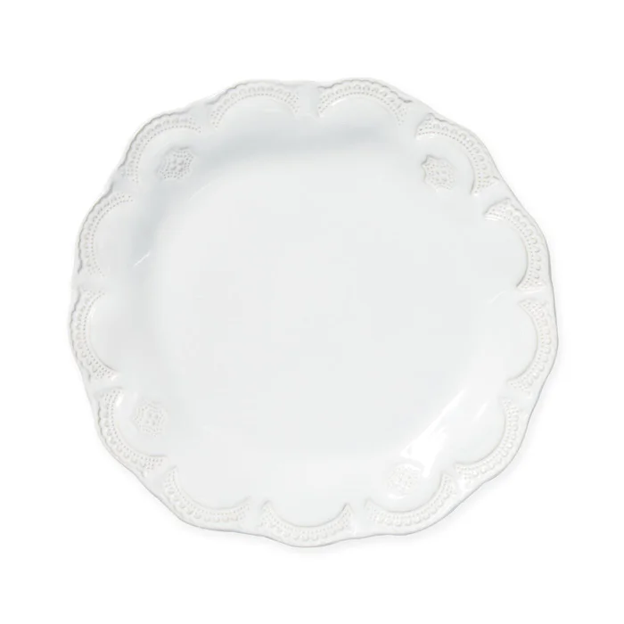 Vietri Incanto Stone White Lace Salad Plate