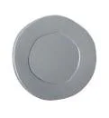 Vietri Lastra European Dinner Plate, Gray