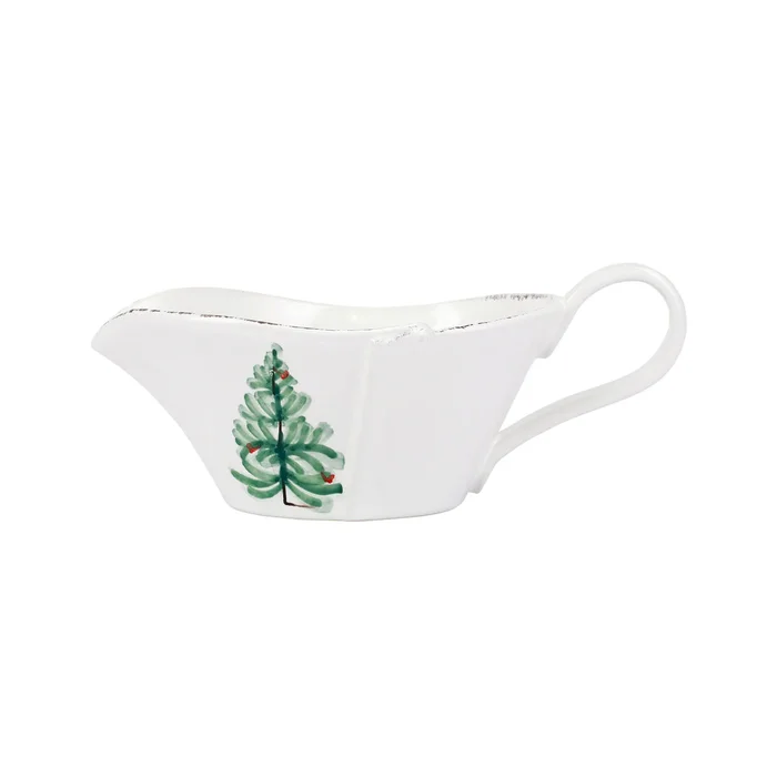 Vietri Lastra Holiday Saucer Server