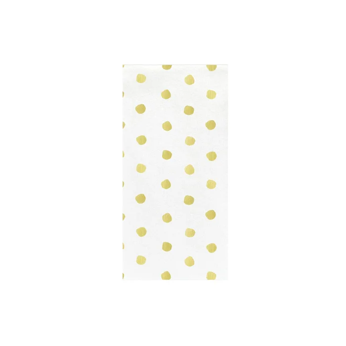 Vietri Papersoft Dot Yellow Guest Towels