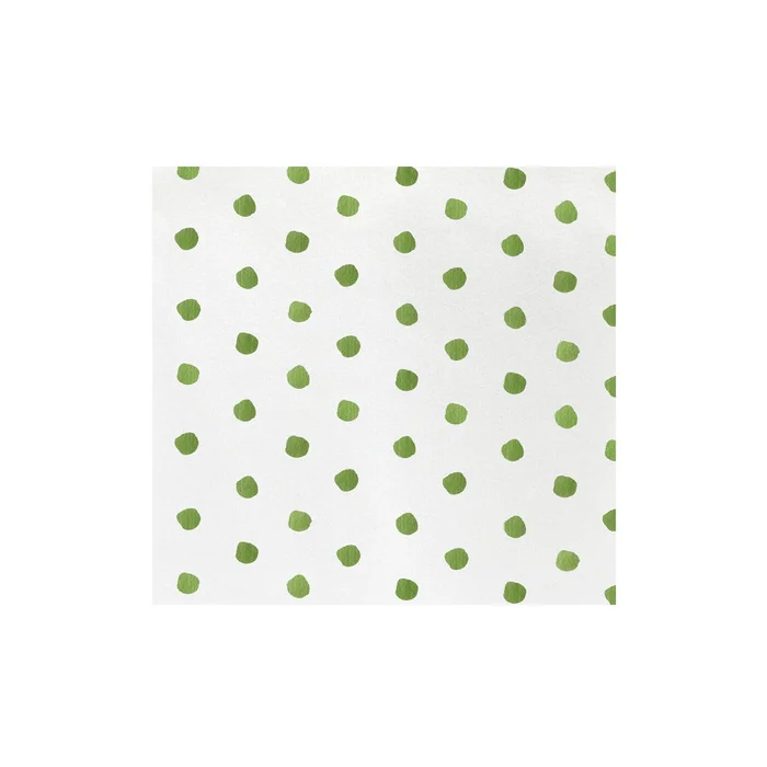 Vietri Papersoft Green Dot Dinner Napkins