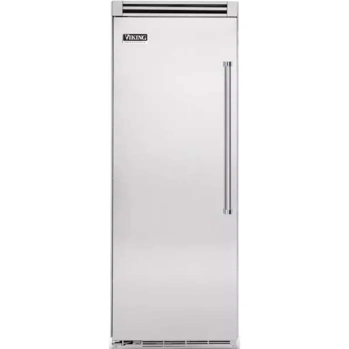 Viking 5 Series VCFB5363LSS 36 Inch Freezer Column with 19.2 cu. ft. Capacity, 7 Total Shelves, 2 Wire Baskets, 5 Aluminum Door Bins, Adaptive Defrost and ProChill Temperature Management System: Stainless Steel, Left Hinge