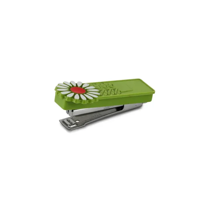 Vintage Green Flower Stapler