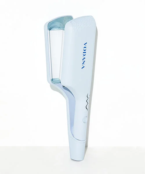 Vodana Triple Flow Wave Iron 40mm Hair Curler (Rusty Creamy Blue Color)
