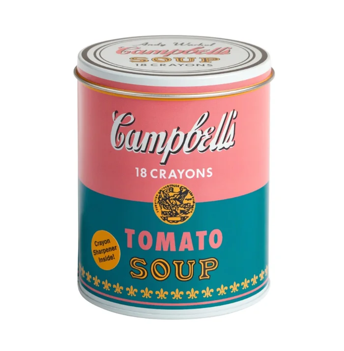 Warhol Soup Can Crayons