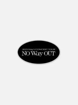 WAY V – No Way Out 2025 Concert Tour Official MD Logo Badge