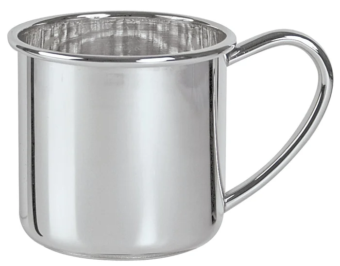 Web Silver Silver Baby Cup
