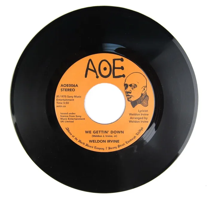 Weldon Irvine: We Gettin’ Down / The Power And The Glory (ATCQ) Vinyl 7″