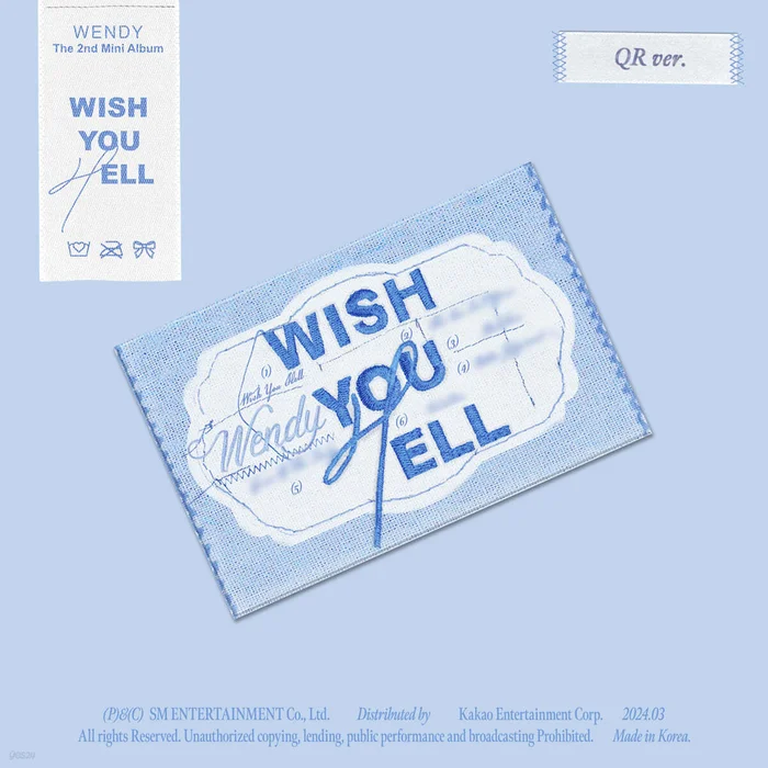 WENDY – 2nd Mini Album Wish You Hell (QR Ver.) (Smart Album)