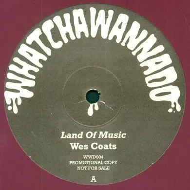 Wes Coats / Blackjoy: Land of Music / Love 12″ Online Hot Sale