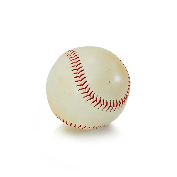 White Baseball with Red Threads (A+D)