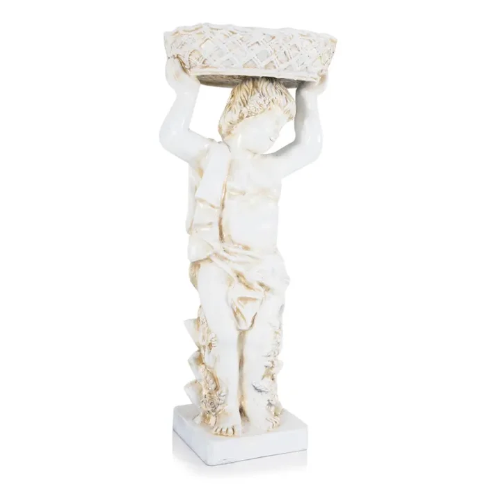 White Cherub Lawn Ornament Sculpture Online