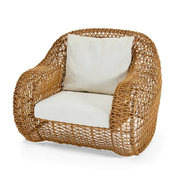 Wicker Woven Outdoor Lounge Chair