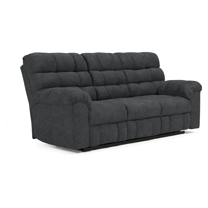 Wilhurst Marine Recliner Sofa w/Drop Down Table – 90″W x 39″D x 41″H