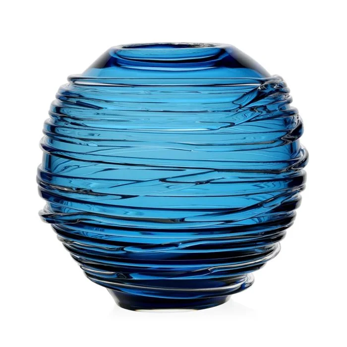 William Yeoward Studio Miranda 6″ Globe Vase, Aqua