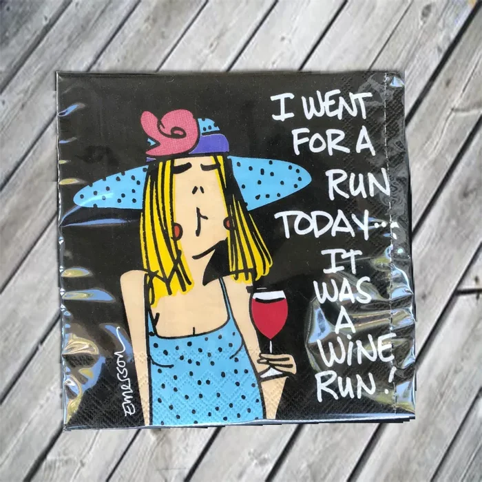 Wine Run Napkin