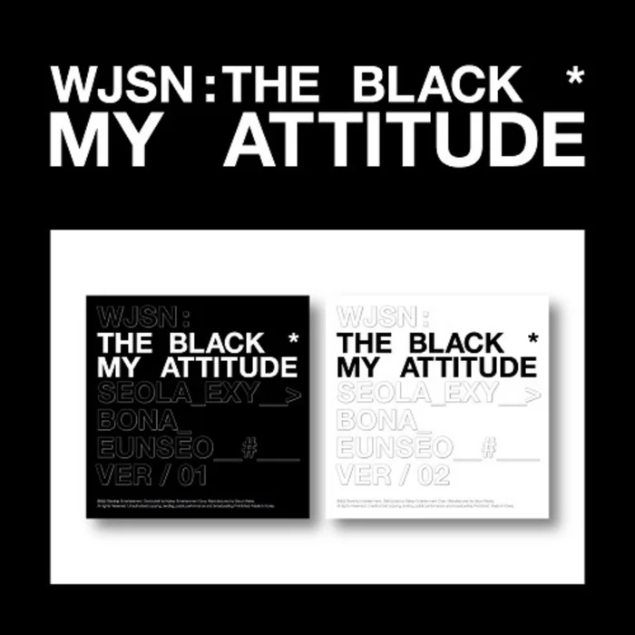 WJSN THE BLACK – MY ATTITUDE (1ST SINGLE ALBUM) (2 VERSIONS)