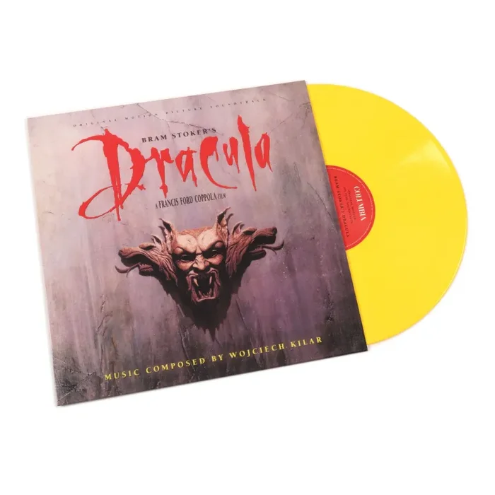Wojciech Kilar: Bram Stoker’s Dracula Soundtrack (180g, Yellow Colored Vinyl) Vinyl LP