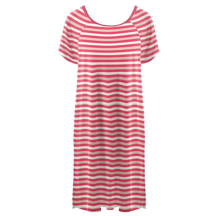 Women’s Labor and Delivery Gown – Hopscotch Stripe