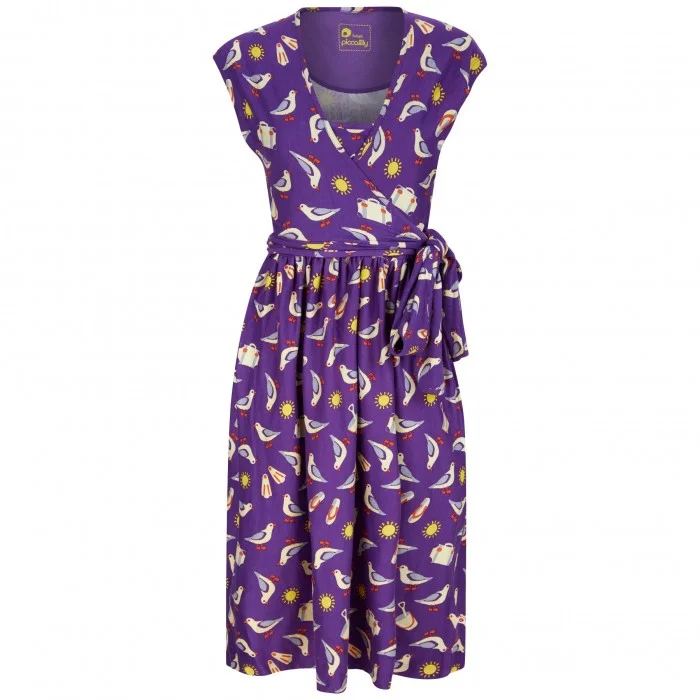 Women’s Wrap Dress – Seagulls