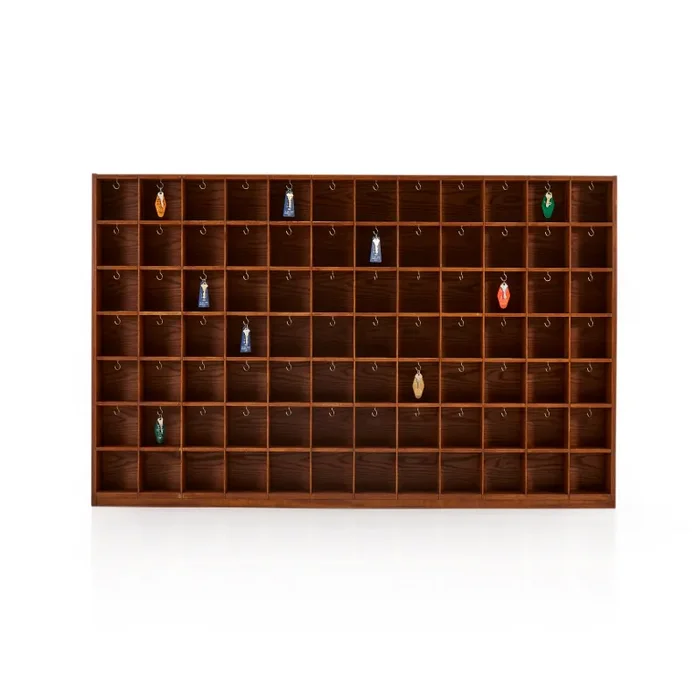 Wood Hotel Key Holder Cabinet