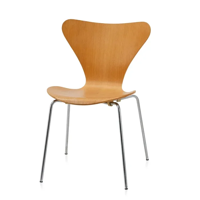 Wood Light Curved Contemporary Chair