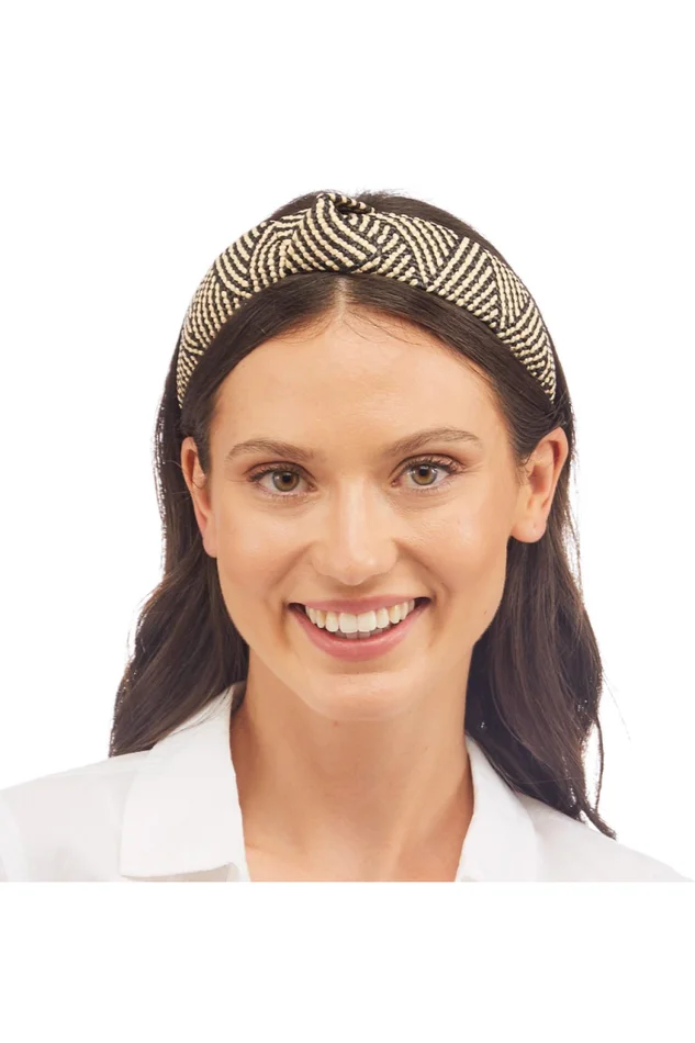 WOVEN RAFFIA HEADBAND