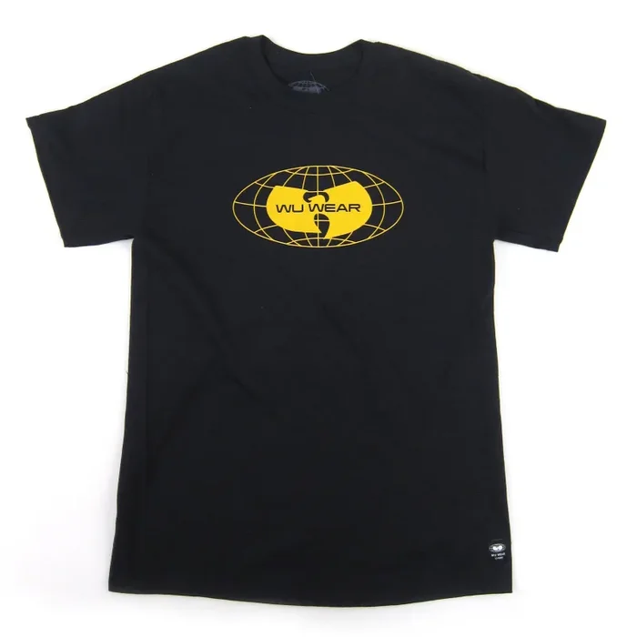 Wu Wear: Globe Logo Shirt – Black Fashion