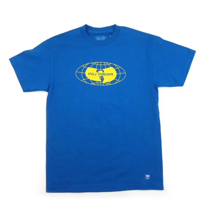 Wu Wear: Globe Logo Shirt – Blue