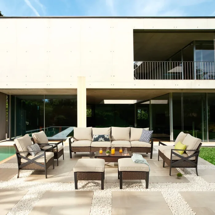 X-Arm 11-Piece Outdoor Conversation Set