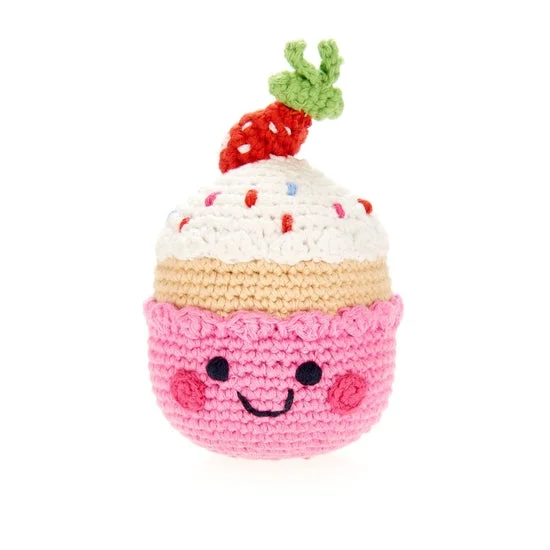 Yarn Rattle – Cupcake