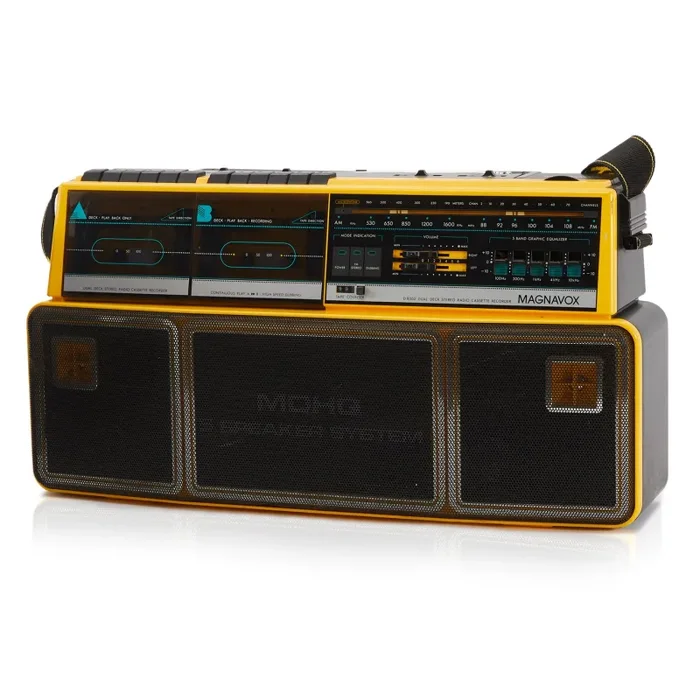 Yellow Magnavox Boombox Hot on Sale