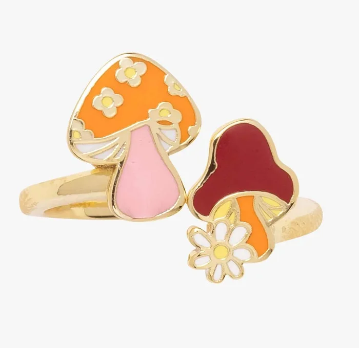 Yellow Owl – Magic Mushrooms Ring