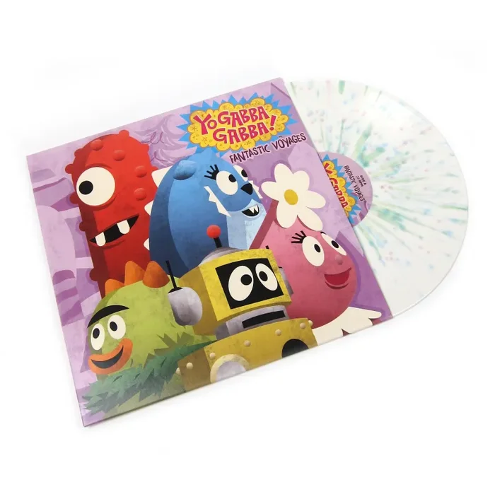 Yo Gabba Gabba: Fantastic Voyages (White Splatter Colored Vinyl) Vinyl LP – TTL Exclusive