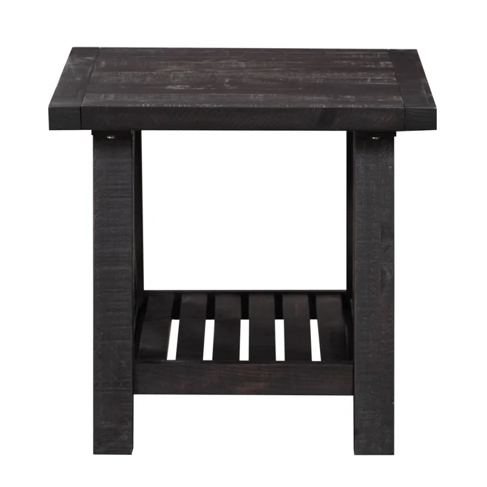 Yosemite Solid Wood Side Table in Cafe