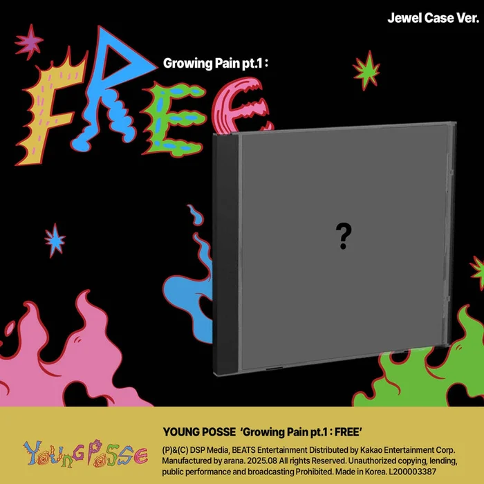 YOUNG POSSE – EP [GROWING PAIN PT.1 : FREE] (JEWEL CASE VER.)