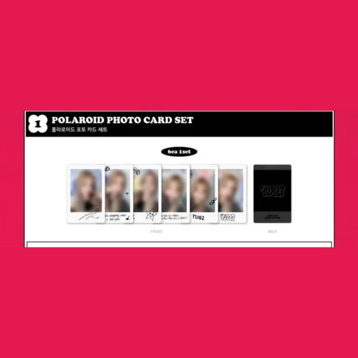 YUQI ((G)I-DLE) – 01 POLAROID PHOTO CARD SET / 1ST MINI ALBUM [YUQ1] MD