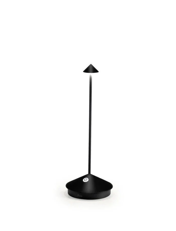 Zafferano Pina Pro Black Table Lamp