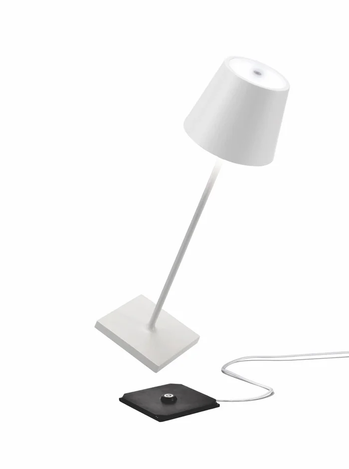 Zafferano Poldina Pro Table Lamp, White
