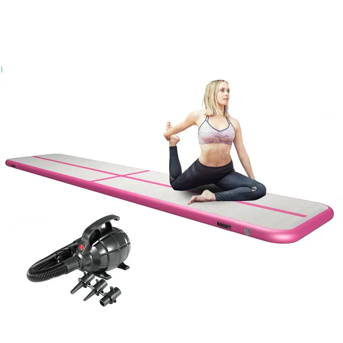 ZENOVA Yoga Mat Inflatable Air Gymnastics Mat 4 inches Thickness Air Track